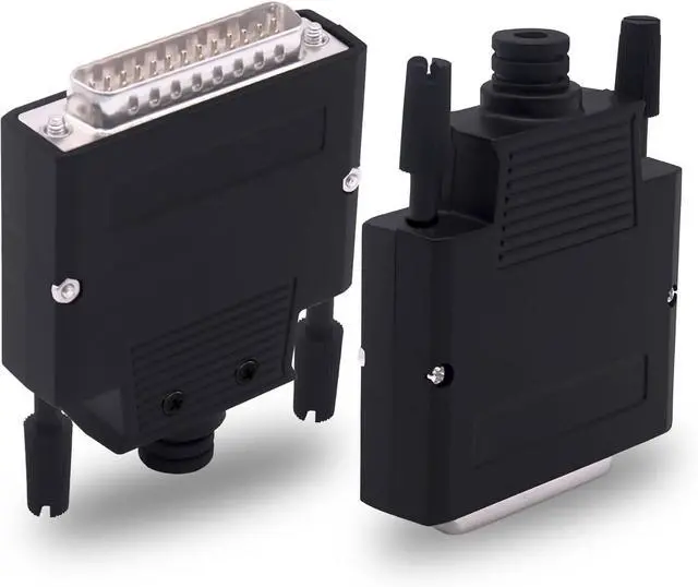 Alt view image 6 of 7 - DB25 Male Solderless Connector Breakout Board RS232 D-SUB 25 Pin Serial Adapter Terminal Block with Case (Male)