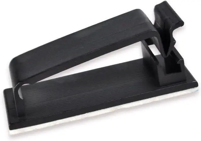 Alt view image 3 of 3 - Cable Clips, Ethernet Cable Organizer, Conwork Adhesive Wire Management Clamps, Desktop Cord Holder Hider, Charging Cable Drop Organizer & Management System for TV PC Laptop Home Office [50-Pack]