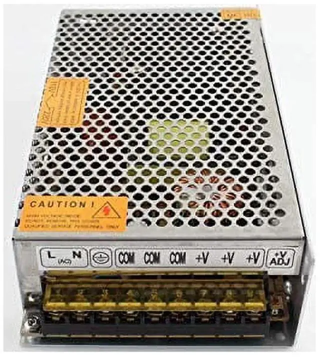 Alt view image 7 of 7 - 12V 5A 60W Small Size Switching Power Supply Trans Compatible with Adapter Converter AC110V/220V to DC Compatible with WS2812B WS2811 WS2801 APA102 LED Strip Pixel Light, (12V 60W)