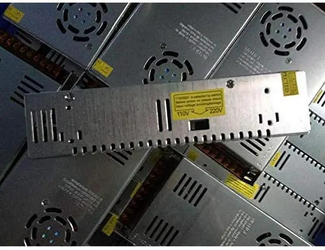 Alt view image 4 of 7 - 12V 5A 60W Small Size Switching Power Supply Trans Compatible with Adapter Converter AC110V/220V to DC Compatible with WS2812B WS2811 WS2801 APA102 LED Strip Pixel Light, (12V 60W)