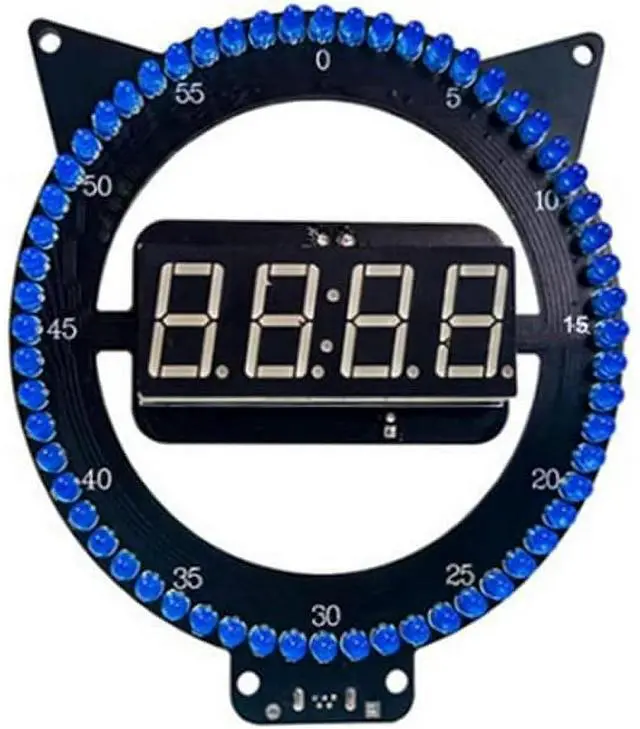 Main image of 4-Digital DIY Electronic Clock Kit Multi-FunctionLight Control Temperature Alarm Clock Soldering Kit for Beginner Study School Teaching Adults and Kids