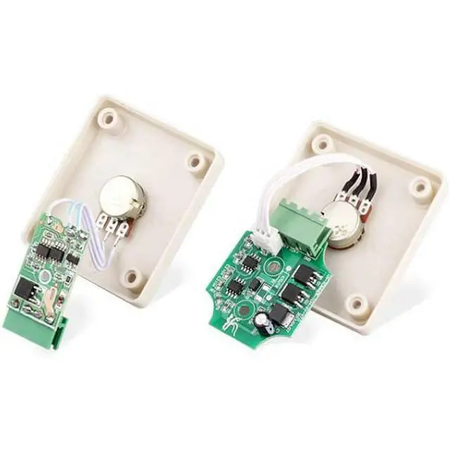 Alt view image 4 of 5 - 2PCS PWM dimmer Controllers Switch LED light with dimmer DC12-24V 8A Adjustable Brightness Light Switch