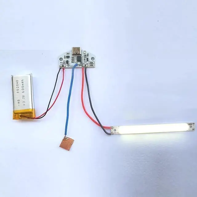 Alt view image 3 of 3 - Type-C Desk Lamp Circuit Board PCB Board USB Charging Three-Speed Dimming LED Touch Night Light Control Module