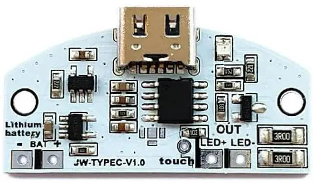 Main image of Type-C Desk Lamp Circuit Board PCB Board USB Charging Three-Speed Dimming LED Touch Night Light Control Module