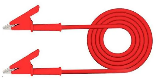 Alt view image 4 of 6 - 5PCS Alligator Clips Test Leads Dual Ended Crocodile Wire Cable with Insulators Clips Test Flexible Copper Cable for Electrical Testing 3.3ft/1m 5 Colors