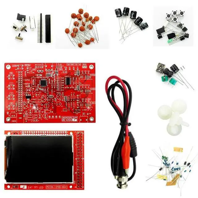 Alt view image 4 of 6 - DSO138 Oscilloscope DIY Kit Handheld Digital Oscilloscope 1msps Real-Time Sampling Rate