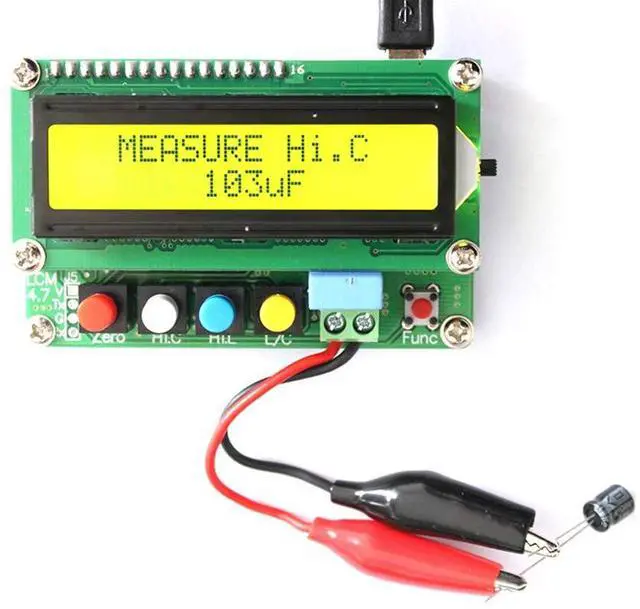 Alt view image 5 of 5 - LC100-A Digital L/C Meter LC100A Multimeter 4 Gears Capacitance and Inductance Meter