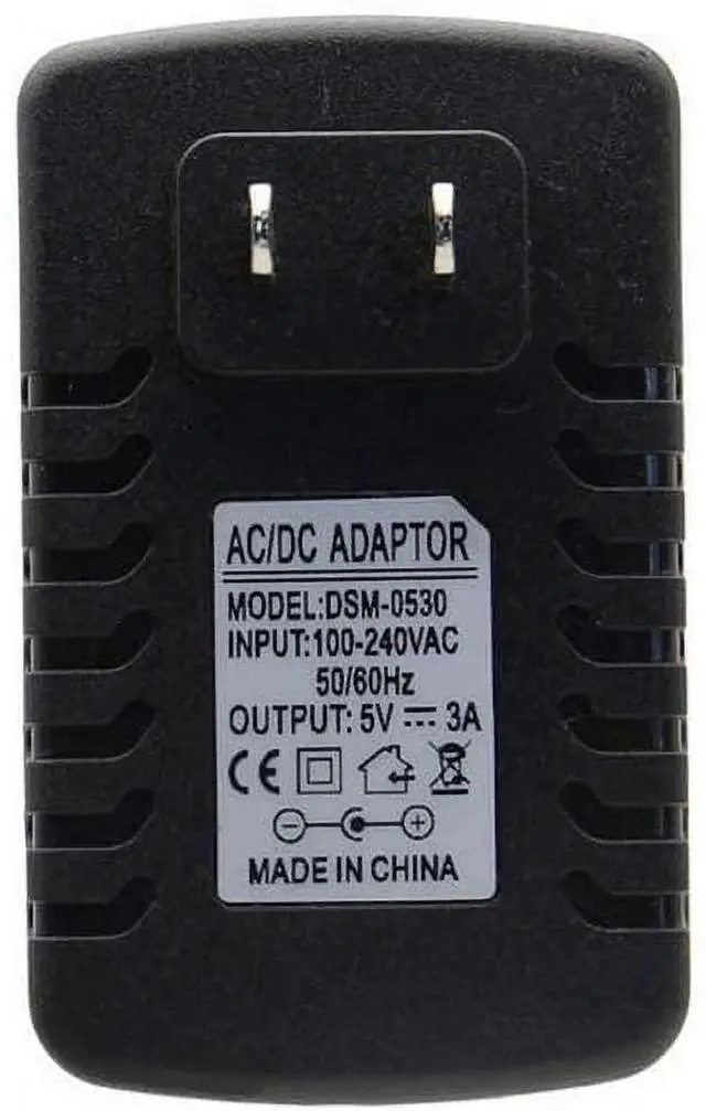 Alt view image 4 of 4 - 5V 3A AC Adapter Power Supply Micro USB Interface Cable Compatible with Raspberry Pi 3B/3B+/Zero