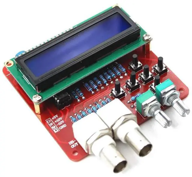 Alt view image 2 of 4 - DDS Function Signal Generator Module DIY Kit DDS Signal Frequency 1~65535HZ Adjustable Frequency Step Value Pulse Sine Wave Triangle Wave