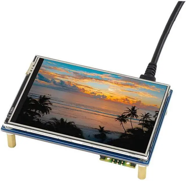 Alt view image 2 of 6 - 3.5 inch LCD Touch Screen Display Resistive Touch 65K Color LCD Module SPI Communication for Raspberry PI Pico