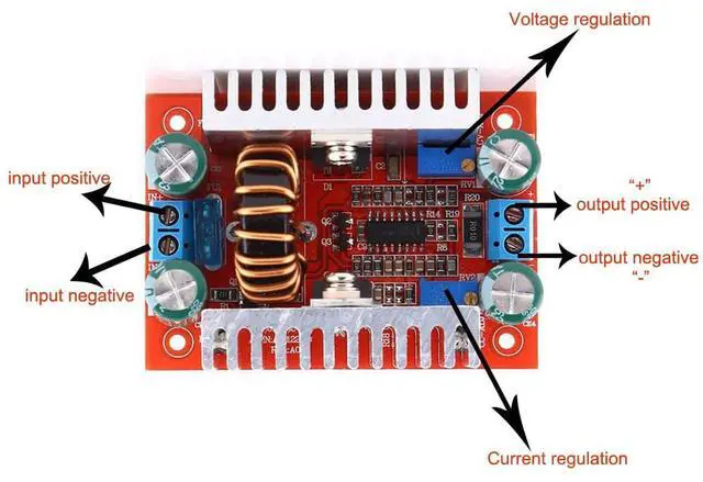 Alt view image 2 of 4 - 400WDC-DC High Power Constant Voltage Constant Current Boost Power Supply Module Voltage Regulator LED Boost Drive Battery Charging