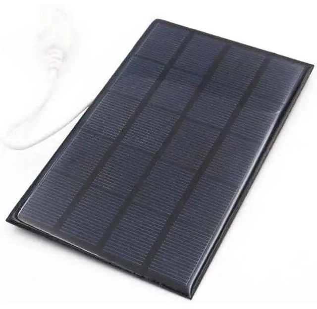 Alt view image 4 of 6 - USB Attached Polysilicon Solar Panel Glue Solar Cell Battery Charger DIY Solar Product Mini Small Solar Panel Module Kit Polycrystalline Silicon Encapsulated in Waterproof Resin