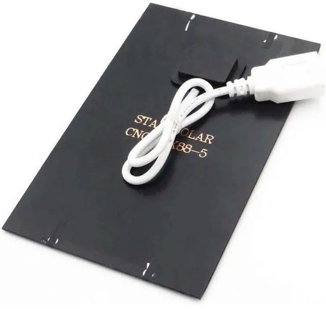 Main image of USB Attached Polysilicon Solar Panel Glue Solar Cell Battery Charger DIY Solar Product Mini Small Solar Panel Module Kit Polycrystalline Silicon Encapsulated in Waterproof Resin