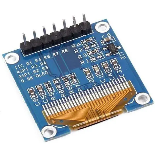 Alt view image 2 of 4 - 0.96in I2C IIC SPI Serial 128X64 OLED LCD Display 4 Pin Font Color Blue