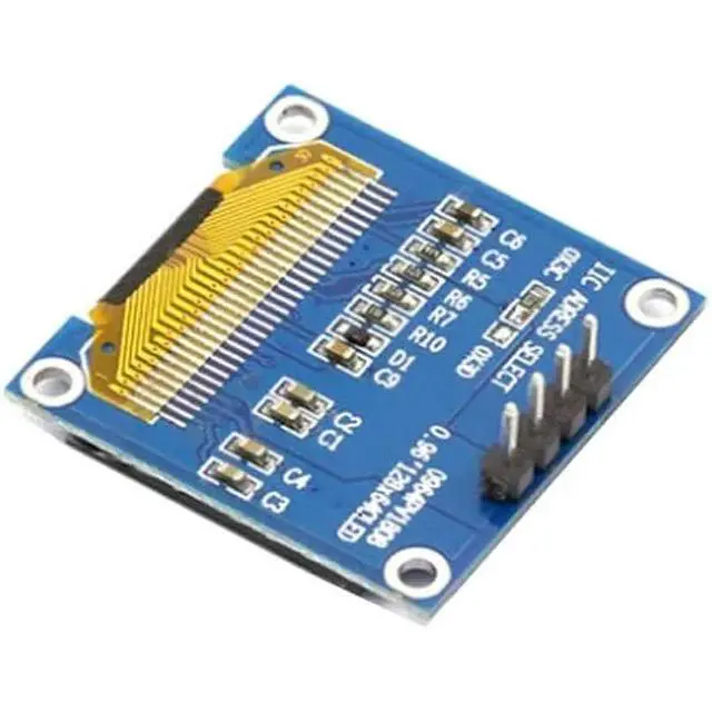 Alt view image 4 of 4 - 0.96in I2C IIC SPI Serial 128X64 OLED LCD Display 4 Pin Font Color Blue