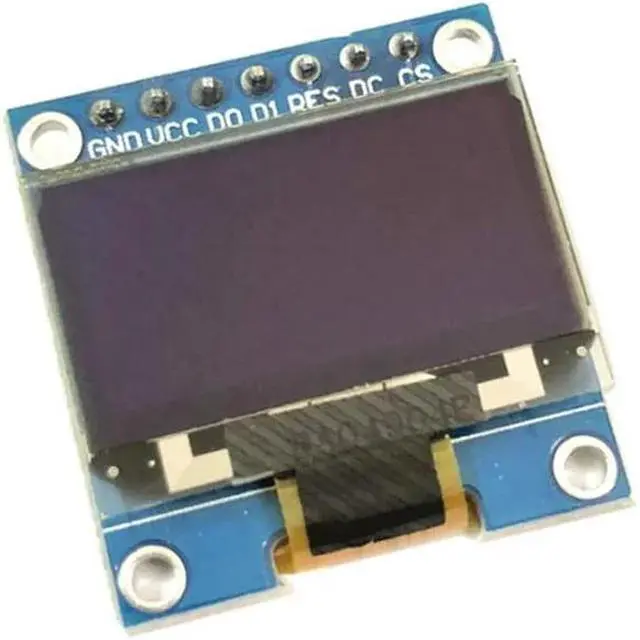 Alt view image 3 of 4 - 0.96in I2C IIC SPI Serial 128X64 OLED LCD Display 4 Pin Font Color Blue