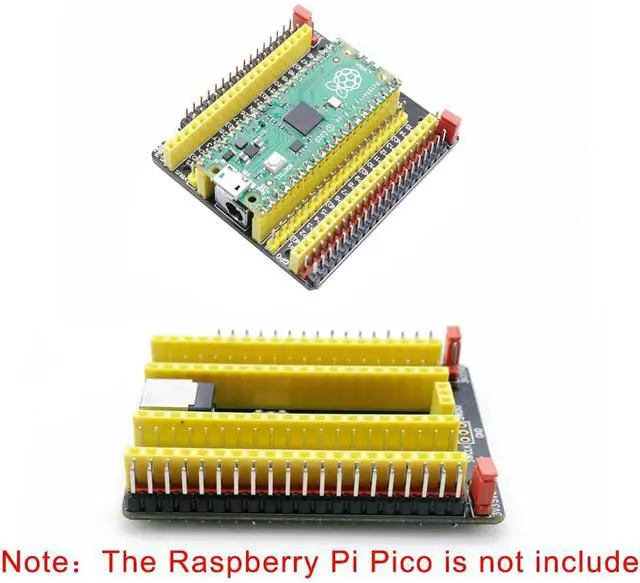 Alt view image 2 of 5 - Compatible with Raspberry Pi PICO Breakout Board IO Shield Development Board Prototype Expansion Board with 2.54mm Pin Header