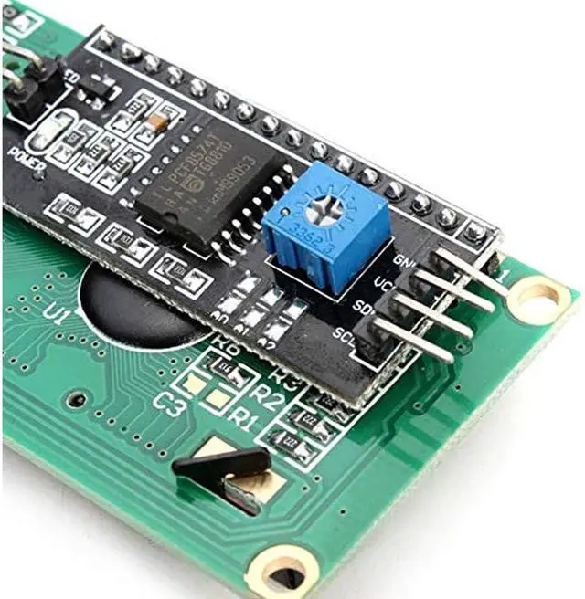 Alt view image 4 of 5 - 1602 LCD Display Module Blue Backlight DC 5V with IIC I2C Interface Adapter Compatible with Raspberry pi and Arduino UNO R3