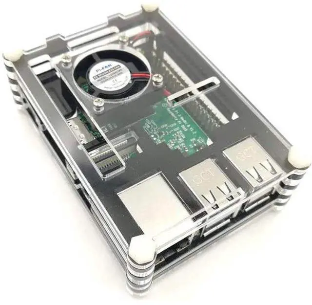 Alt view image 2 of 6 - Acrylic Case Experimental PlatCompatible withm Base-Plate Compatible with Raspberry Pi 2/3/3B+