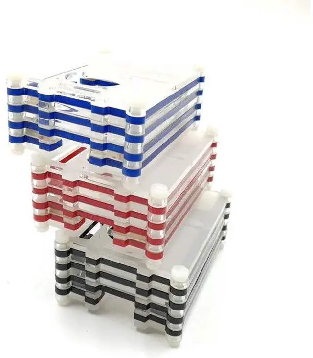 Alt view image 3 of 6 - Acrylic Case Experimental PlatCompatible withm Base-Plate Compatible with Raspberry Pi 2/3/3B+