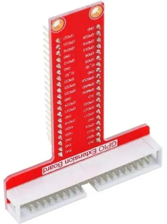 Alt view image 4 of 6 - GPIO Breakout Expansion Kit Compatible with Raspberry Pi, T-Type Expansion Board, Female - Male Rainbow Ribbon Cable