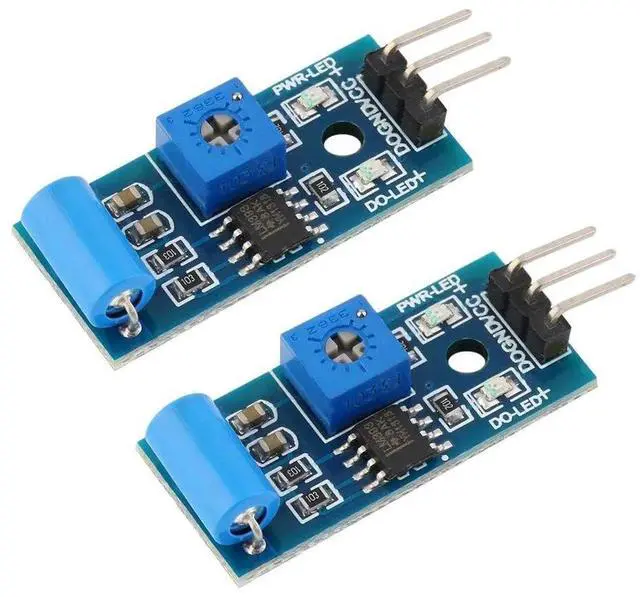 Main image of 2pcs SW-420 Vibration Sensor Module Vibration Switch Alarm Sensor Module Compatible with Aduino