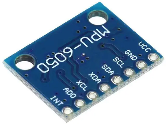 Alt view image 4 of 4 - 2pcs GY-521 MPU-6050 Gyroscope Sensor Module Triaxial Acceleration Gyroscope 6-axis Accelerometer Gyroscope Sensor Module 16-bit AD Converter Data Output IIC I2C for Arduino