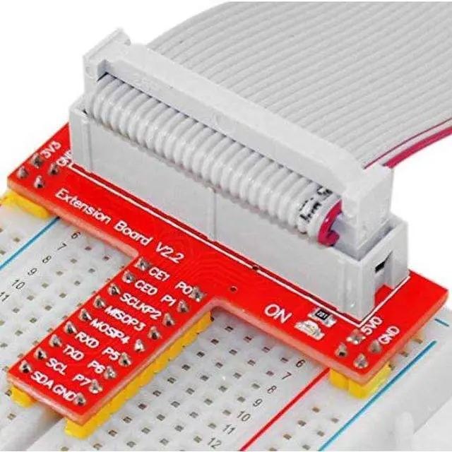 Alt view image 7 of 7 - GPIO Breakout Expansion Board Compatible with Raspberry Pi, T-Type Expansion Board