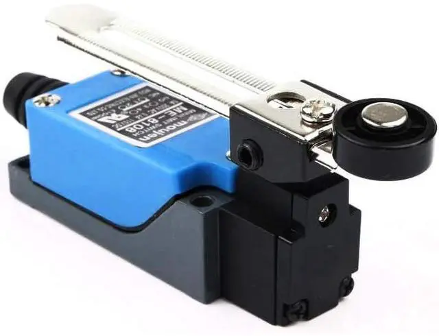 Alt view image 2 of 4 - 4pcs Limit Switch ME-8108 AC 250V Limit Adjustable Roller Lever Rocker Arm self-Reset Limit Switch 1 NC 1NO