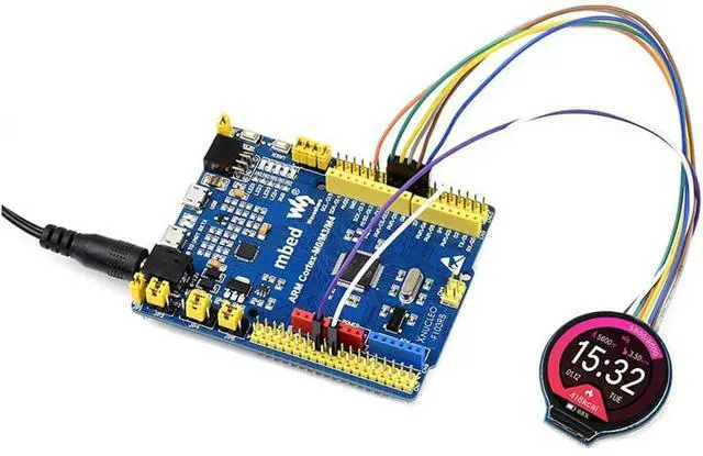 Alt view image 3 of 6 - 1.28 inch Circular Display LCD Screen Module 240×240 Pixels SPI Communication Compatible with Raspberry pi / Arduino and STM32