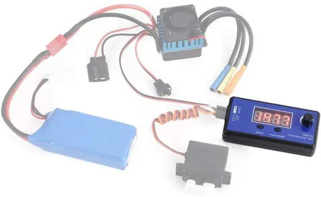 Alt view image 6 of 6 - Digital Servo Tester ESC Consistency Tester Compatible with RC Helicopter Airplane Car