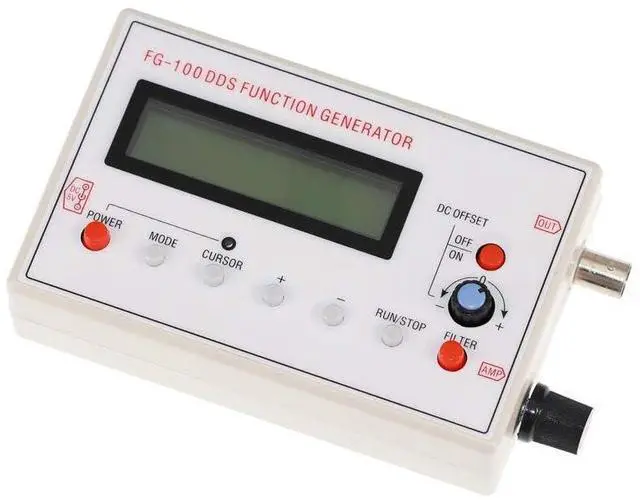 Alt view image 3 of 6 - 1HZ-500KHZ DDS Signal Generator Frequency Meter FG-100 DDS Function Sine and Pulse Wave Frequency Counter