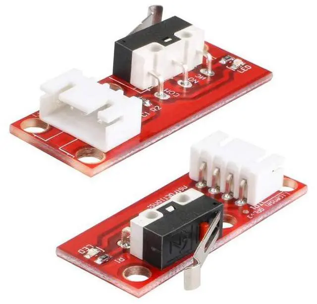 Alt view image 4 of 6 - Mechanical Limit Switch with 3 Pin 70cm Cable Compatible with RAMPS 1.4 Control Board Part Switch Accessories 3D Printers Parts Set of 4