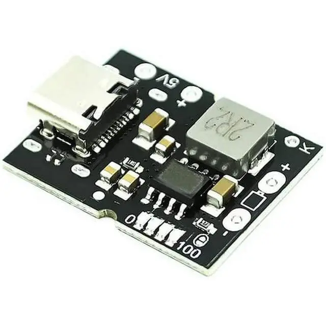 Alt view image 4 of 5 - 2pcs Type-C USB Charging Module High-Precision Lithium Battery Charging Protection Converter Type C Input Compatible with 4.2V