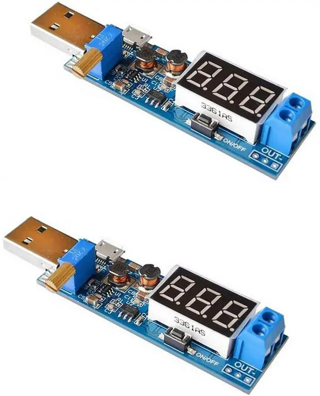 Main image of DC-DC USB Boost Power Supply Regulator Module 5V to 3.3V 9V 12V 24V Desktop Power Module