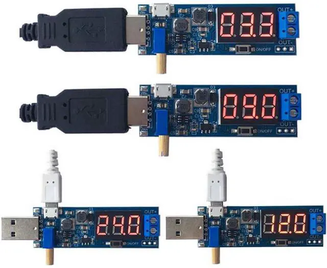 Alt view image 2 of 3 - DC-DC USB Boost Power Supply Regulator Module 5V to 3.3V 9V 12V 24V Desktop Power Module