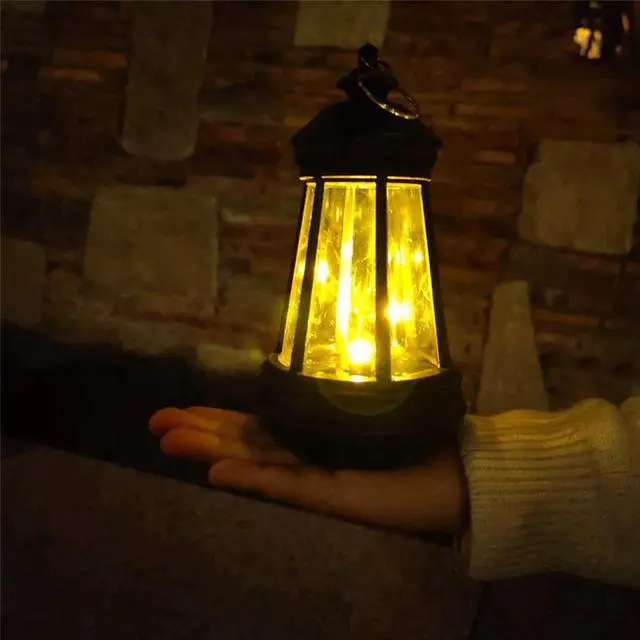 Alt view image 4 of 6 - Lantern Outdoor Waterproof Large Lighthouse Lantern Led Light Source Garden Decorative Lights