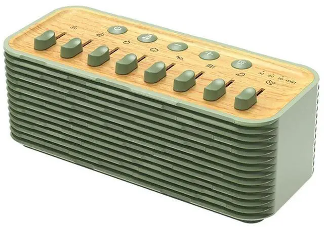 Alt view image 2 of 7 - White Noise Sleep Sound Bluetooth Speaker Machine with 8 Nature Sound Mini Speaker Music Center Wireless Home B