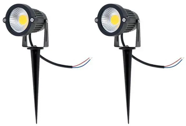 Main image of 2X Ip65 Outdoor Landscape Led Lawn Light Garden Spotlight 5W 12V Ac Dc,2 x 5W LED Lawn Light,Warm white