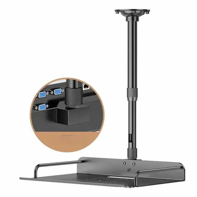 Alt view image 7 of 7 - Projector Ceiling Mount Tray Wall Mount Bracket for Cameras & Projectors, Ideal for Video Conferencing & Home Office,B