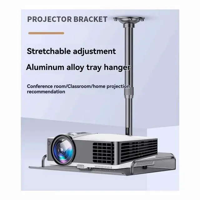 Main image of Projector Ceiling Mount Tray Wall Mount Bracket for Cameras & Projectors, Ideal for Video Conferencing & Home Office,B