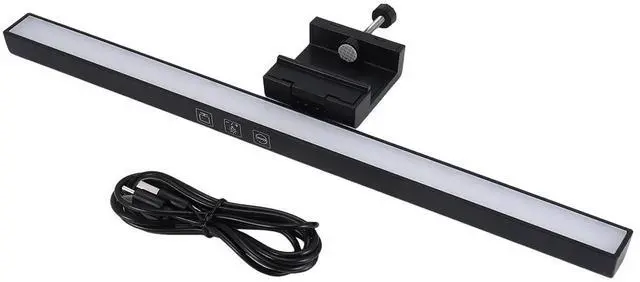 Alt view image 5 of 7 - Laptop Monitor Light Bar USB E-Reading LED Work Light 3 Adjustable Color Temperature, No Screen Glare,1 x LED desk lamp 1 x USB power cord 1 x English manual,Black
