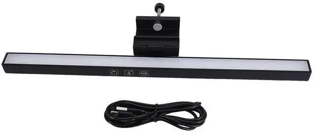 Alt view image 3 of 7 - Laptop Monitor Light Bar USB E-Reading LED Work Light 3 Adjustable Color Temperature, No Screen Glare,1 x LED desk lamp 1 x USB power cord 1 x English manual,Black