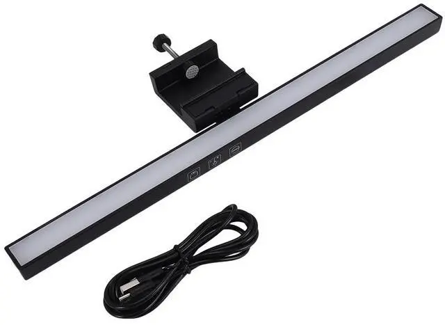 Alt view image 4 of 7 - Laptop Monitor Light Bar USB E-Reading LED Work Light 3 Adjustable Color Temperature, No Screen Glare,1 x LED desk lamp 1 x USB power cord 1 x English manual,Black