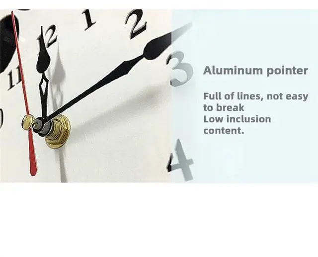 Alt view image 3 of 6 - Dog Wall Clock Home Decor Clock Children's Bedroom Wall Decor Dog Wagging Tail Clock Gifts for Children Birthday Black,1 x Wall clock 1 x Nail,Black