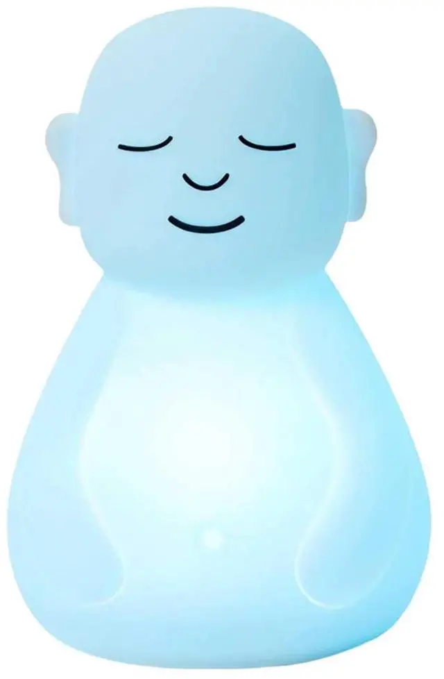Alt view image 2 of 6 - Breathing Buddha Guided Visual Meditation Tool Slow Your Breathing Calm Your Mind for Stress & Anxiety Relief Yoga Lamp,1 x breathing light,White