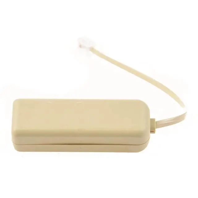 Alt view image 2 of 4 - 2X RJ11 6P4C to 6P4C 4 Way Telephone Line Modular Splitter Adapter Beige,2 x RJ11 Telephone Splitter,Beige