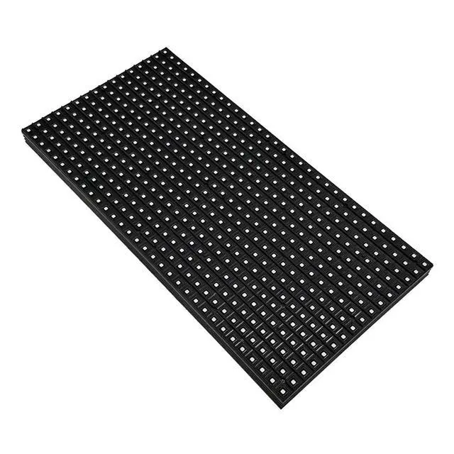 Alt view image 6 of 7 - 4Pcs P10 Full Color Outdoor LED Module HUB75 SMD3535 32x16 Pixels LED Display Panel 320x160mm 1/4S Driver,4 x LED Display Unit Board 4 cord 4 x cable,Black