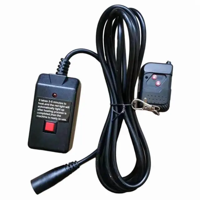 Alt view image 2 of 5 - Smoke Fog Machine Wired Remote Control Remote Controller Receiver for 400W 900W 1500W Stage Effects Fogger,1 * Smoke Fog Machine kit,Black