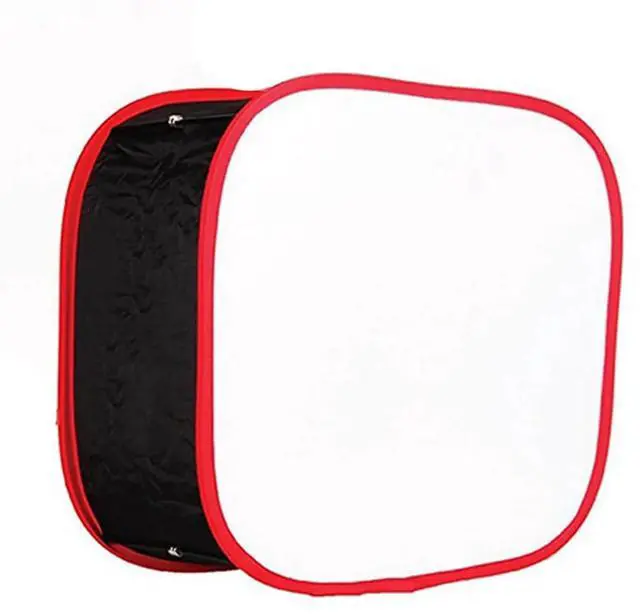 Main image of Portable Softbox LED Light Panel Diffuse Light Room Lighting Modifier for LED Light cloth Black&Red,1 x Collapsible Softbox